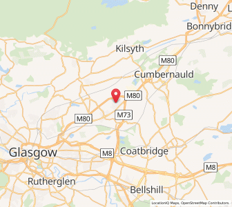 Map of Moodiesburn, ScotlandScotland