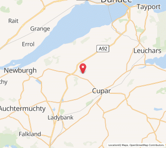 Map of Moonzie, ScotlandScotland