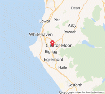 Map of Moor Row, EnglandEngland