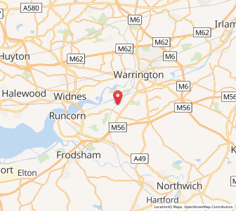 Map of Moore, EnglandEngland