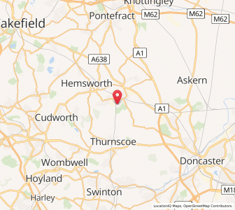 Map of Moorthorpe, EnglandEngland