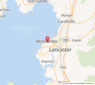 Map of Morecambe, EnglandEngland