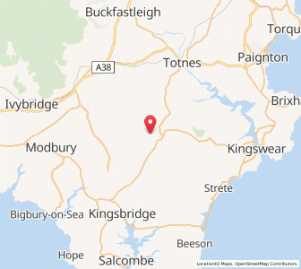Map of Moreleigh, EnglandEngland