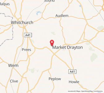 Map of Moreton Say, EnglandEngland