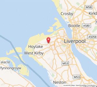 Map of Moreton, EnglandEngland