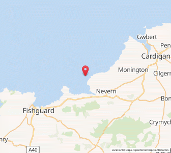 Map of Morfa, WalesWales