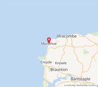 Map of Mortehoe, EnglandEngland