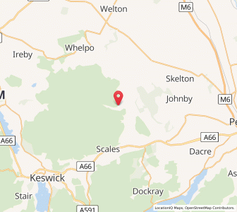 Map of Mosedale, EnglandEngland
