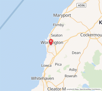 Map of Mossbay, EnglandEngland
