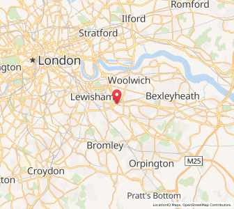 Map of Mottingham, EnglandEngland