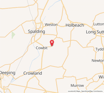 Map of Moulton Chapel, EnglandEngland