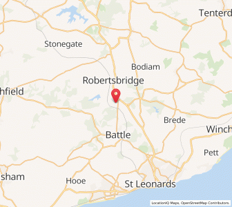 Map of Mountfield, EnglandEngland