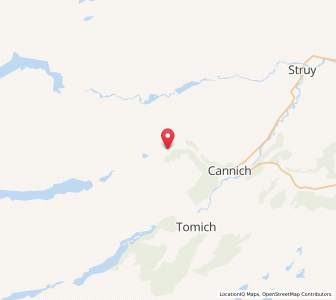 Map of Muchrachd, ScotlandScotland