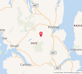 Map of Mugeary, ScotlandScotland