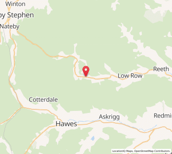 Map of Muker, EnglandEngland