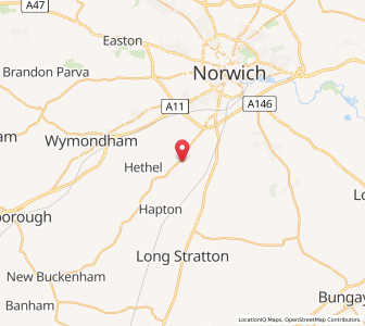Map of Mulbarton, EnglandEngland