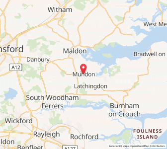 Map of Mundon, EnglandEngland