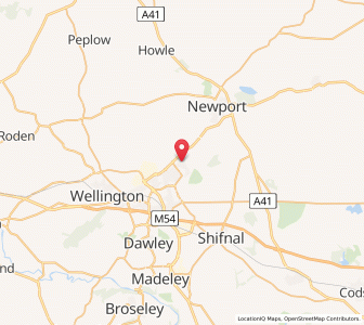 Map of Muxton, EnglandEngland