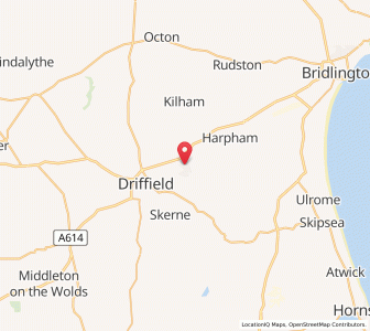Map of Nafferton, EnglandEngland