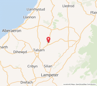 Map of Nantcwnlle, WalesWales