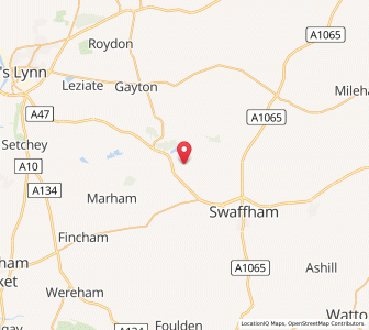 Map of Narford, EnglandEngland