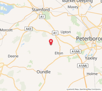 Map of Nassington, EnglandEngland