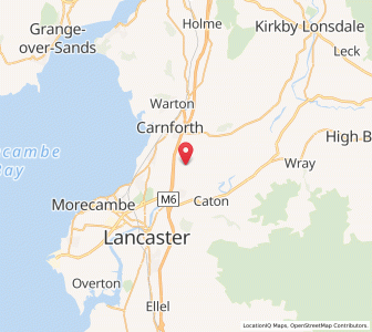 Map of Nether Kellet, EnglandEngland