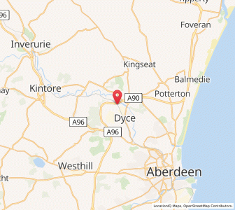 Map of Nether Kirkton, ScotlandScotland