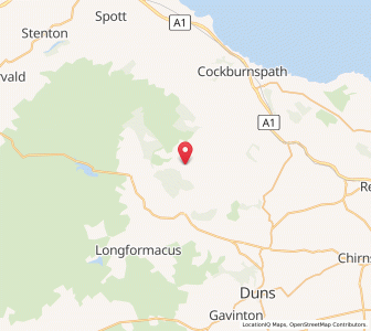Map of Nether Monynut, ScotlandScotland