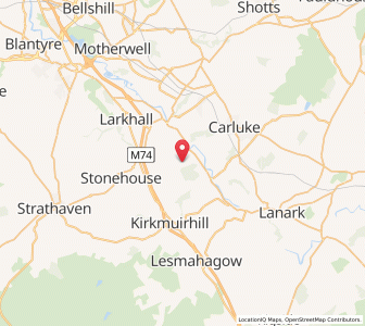Map of Netherburn, ScotlandScotland