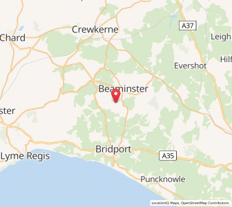 Map of Netherbury, EnglandEngland