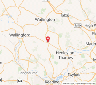 Map of Nettlebed, EnglandEngland