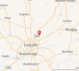 Map of Nettleham, EnglandEngland