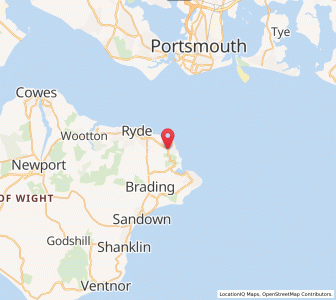 Map of Nettlestone, EnglandEngland