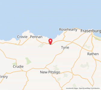 Map of New Aberdour, ScotlandScotland