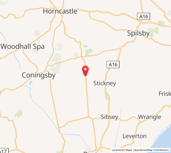 Map of New Bolingbroke, EnglandEngland