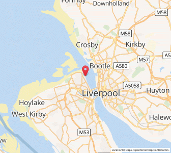 Map of New Brighton, EnglandEngland