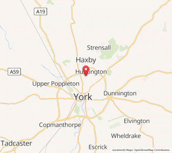 Map of New Earswick, EnglandEngland