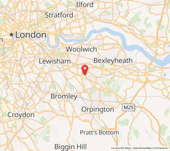 Map of New Eltham, EnglandEngland