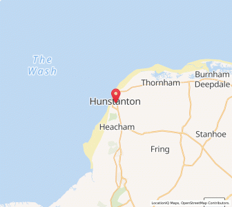 Map of New Hunstanton, EnglandEngland
