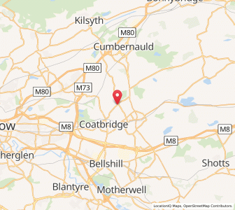Map of New Monkland, ScotlandScotland