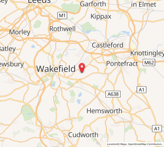 Map of New Sharlston, EnglandEngland