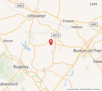 Map of Newborough, EnglandEngland