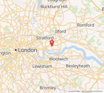 Map of Newham, EnglandEngland