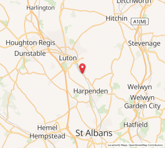 Map of Newmill End, EnglandEngland