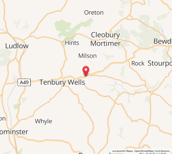 Map of Newnham, EnglandEngland