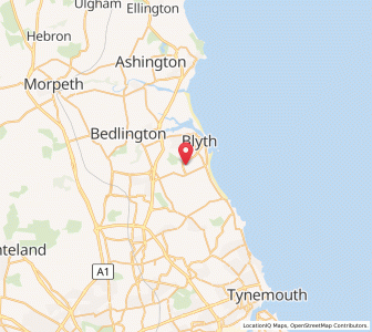 Map of Newsham, EnglandEngland