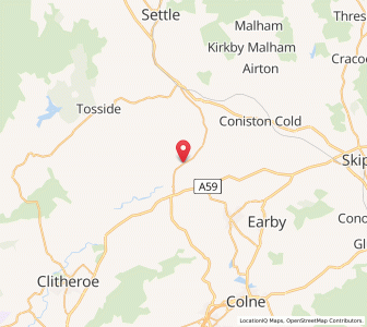 Map of Newsholme, EnglandEngland