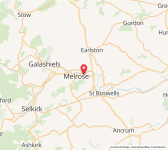 Map of Newstead, ScotlandScotland