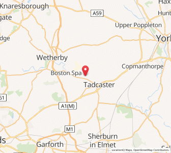 Map of Newton Kyme, EnglandEngland